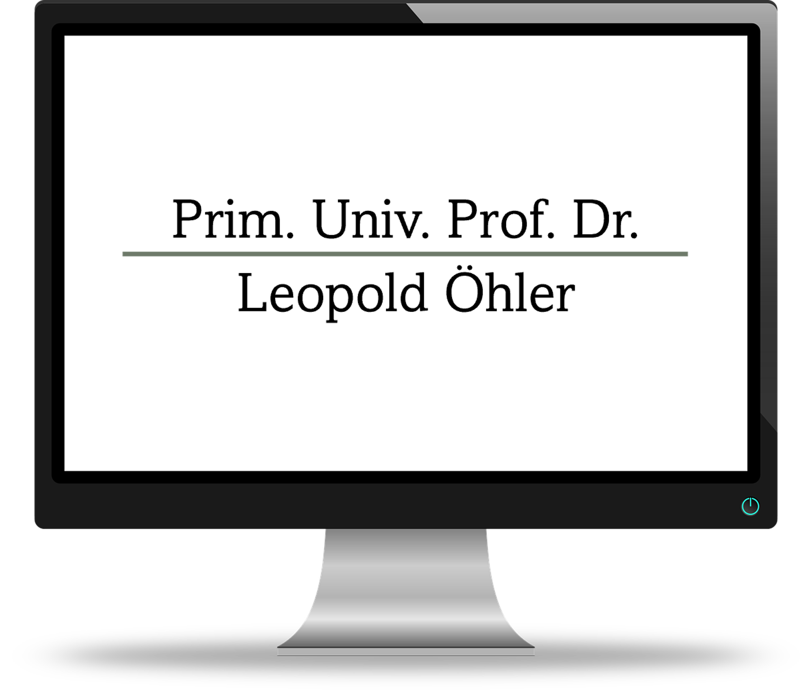 Prim. Univ. Prof. Dr. Leopold Öhler, Facharzt für Innere Medizin, Hämatologie und Onkologie, Wien